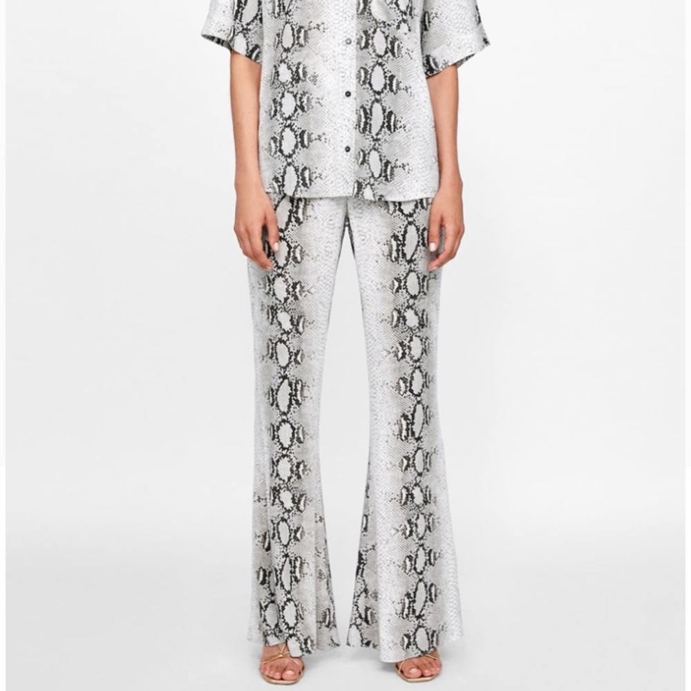 Zara Snake Print Pants